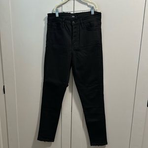 Black Cropped jeans Vervet size 28